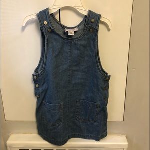 Denim jumper dress